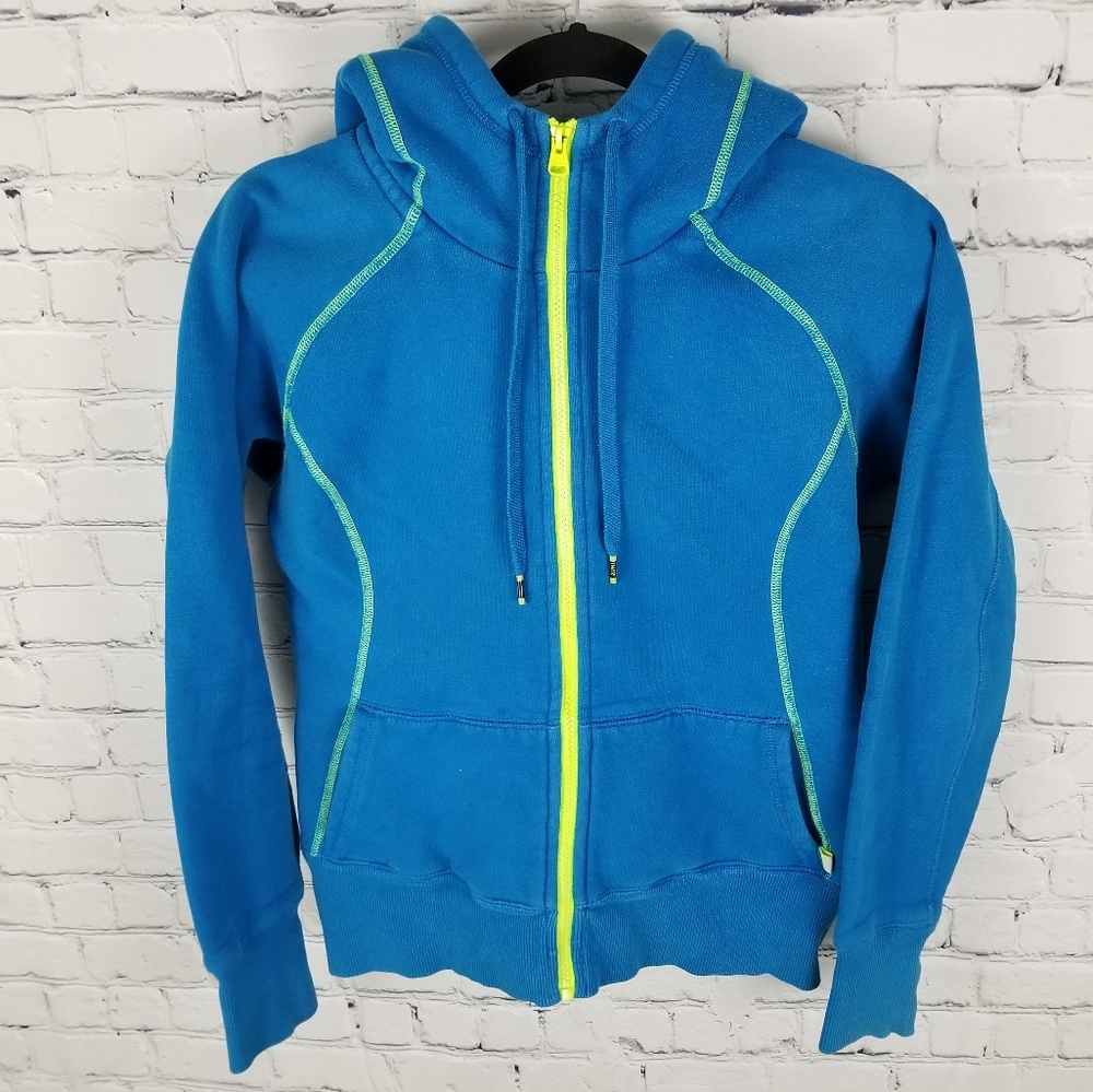 TNA | full zip hooded/hoodie sweater